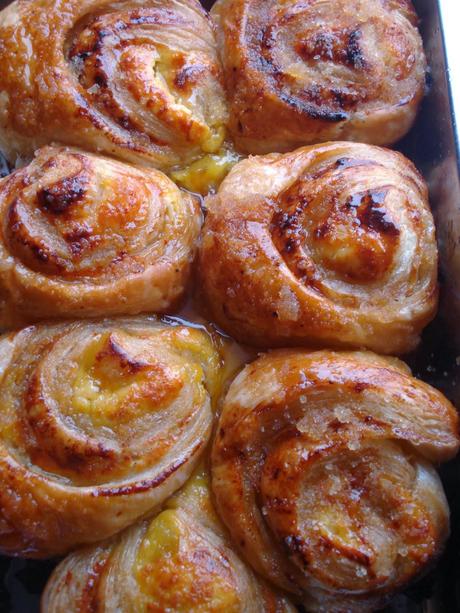 Honey glazed love rolls :)