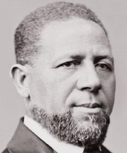 Hiram Rhoades Revels, detail Hiram Rhoades Revels, detail