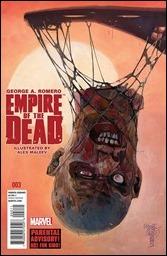 George Romero’s Empire of the Dead #3 Cover