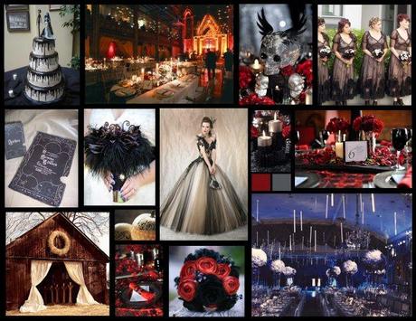 Halloween wedding collage 1