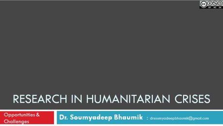 Research in Humanitarian Crises : Opportunities and Challenges powerpoint show