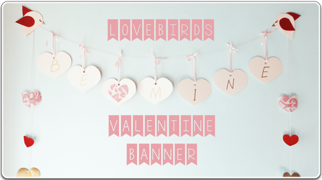 Lovebirds Valentine Banner