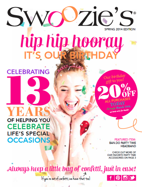 {Happy Birthday Swoozie's: Special Discount Code}