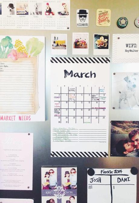 Free Printable: March 2014 planning calendar for your fridge or office!
