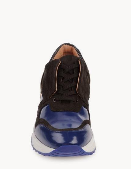 The Li'l Trainer That Could: Giuliano Fujiwara Blue and Metallic Trainer The Li'l Trainer That Could: Giuliano Fujiwara Blue and Metallic Trainer