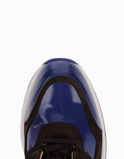 The Li'l Trainer That Could: Giuliano Fujiwara Blue and Metallic Trainer The Li'l Trainer That Could: Giuliano Fujiwara Blue and Metallic Trainer