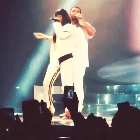 Video: Drake Brings Out Rihanna For “Take Care” in Paris!
