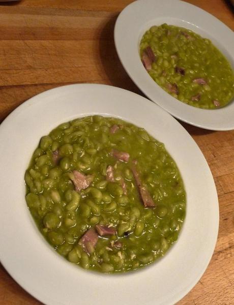 Pea and gammon soup, a true winter warmer
