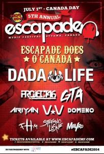 escapade does O Canada