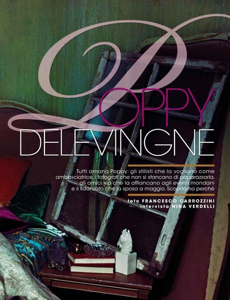 Poppy Delevingne - Glamour Italy March 2014