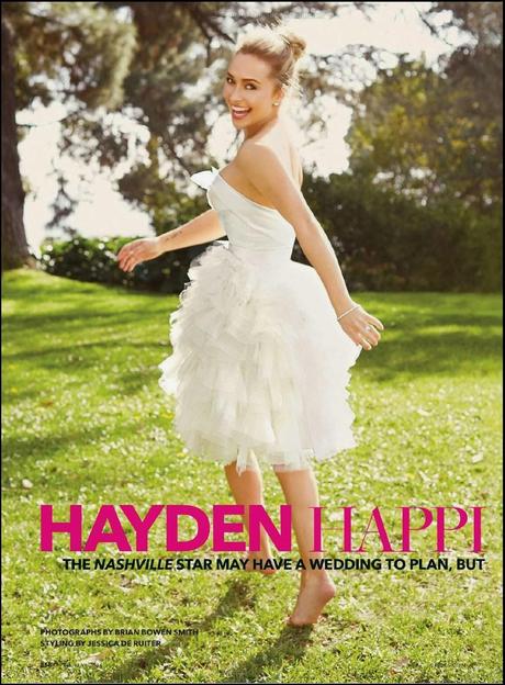 Hayden Panettiere - Brides Magazine April/May 2014