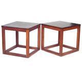 milo baughman DIY: Milo Baughman Inspired Mosaic Cube Table for under $52