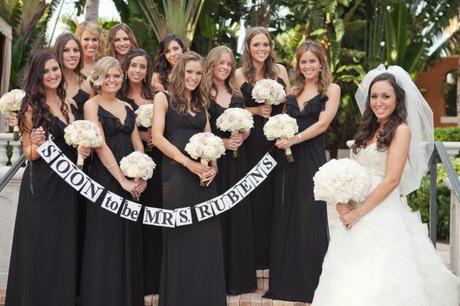 Bride and bridesmaids