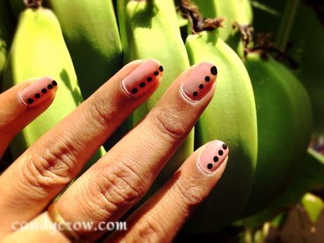 Easy Nail Art With Polka Dot