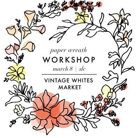 Paper wreath workshop