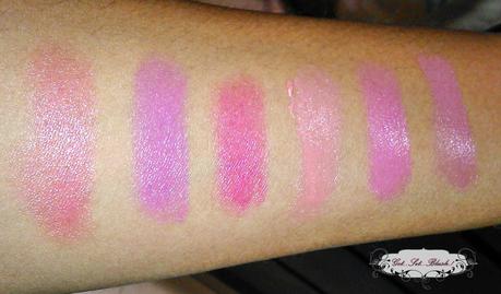 Swatch Check - 6 Loreal Rouge Caresse Lipstick Swatches