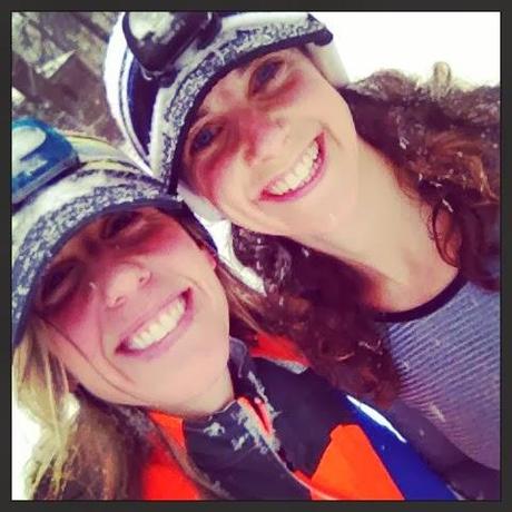 crazy together - and a perfect snowy run