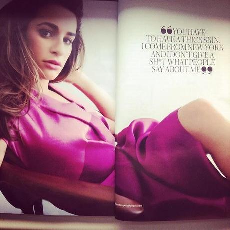 Lea Michele - Glamour Magazine UK April  2014