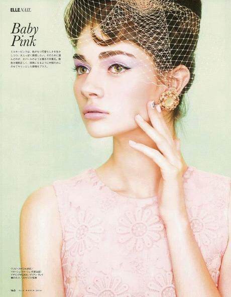 Antonina Vasylchenko for Elle Japan March 2014