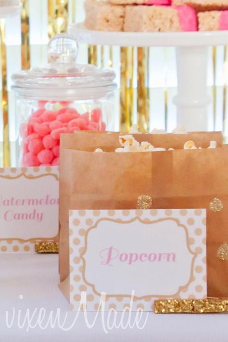 Glitter Polkadot Treat Bags