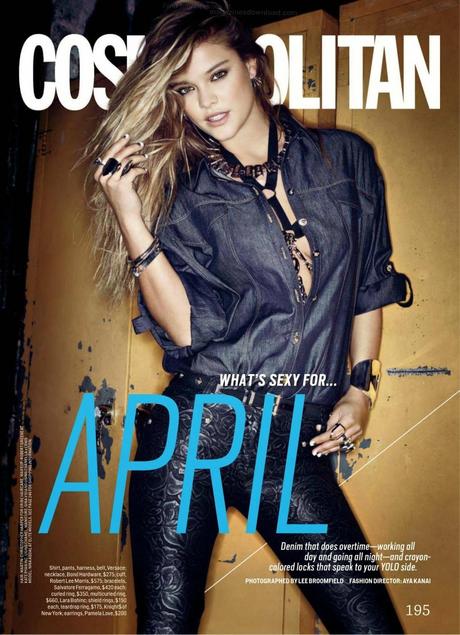 Nina Agdal - Cosmopolitan US Magazine April 2014