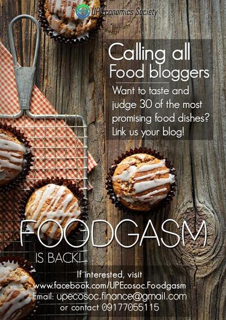 Foodgasm 2014 Calling All Food Bloggers