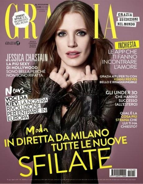 Jessica Chastain - Grazia Magazine Italy March 2014