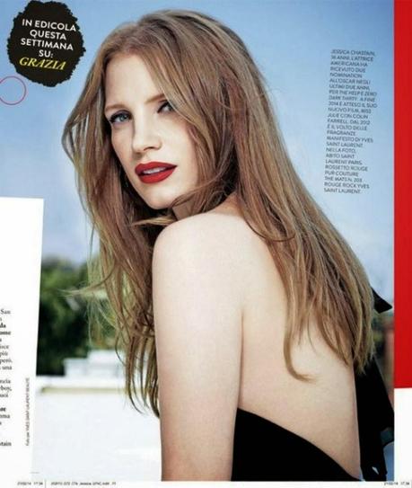 Jessica Chastain - Grazia Magazine Italy March 2014