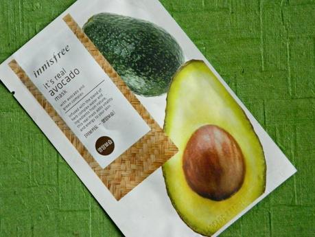 Innisfree It's Real Avocado Sheet Mask Review