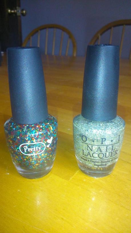 O.P.I Glitter Polish Dupe...From Poundland!