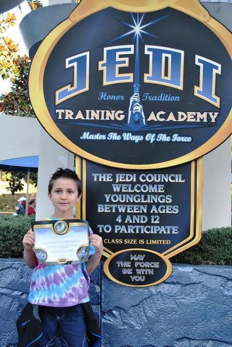 Training complete!  Here he is with certificate in hand!