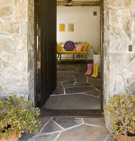 eclectic entryway