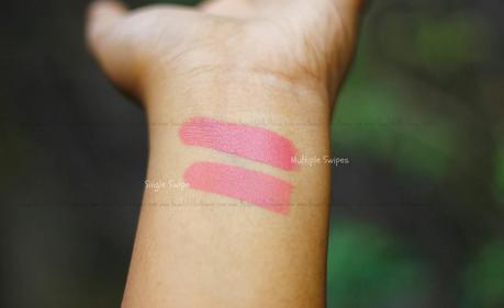 Lakme 9 to 5 Lipstick Pink Colar Review and Fotd