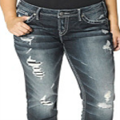 Silver Jeans Co Plus Size Aiko Baby Bootcut Jeans