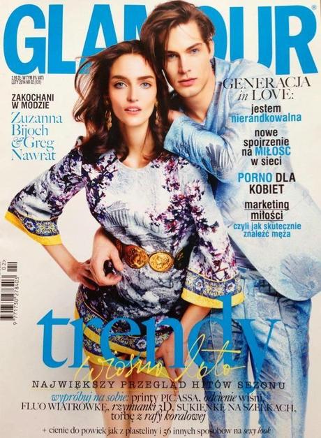 Zuzanna Bijoch & Greg Nawrat by Zuza Krajewska & Bartek Wieczorek for Glamour Poland February 2014