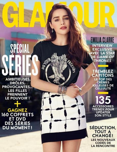 Emilia Clarke - Glamour France April 2014