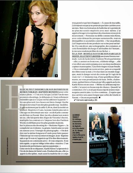 Karlie Kloss - Madame Figaro France February 2014