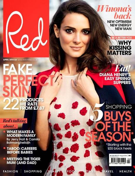 Winona Ryder - Red Magazine April 2014