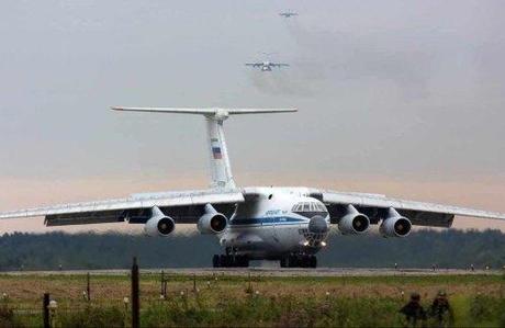Russian transport planes have moved in special forces troops and heavy equipment.