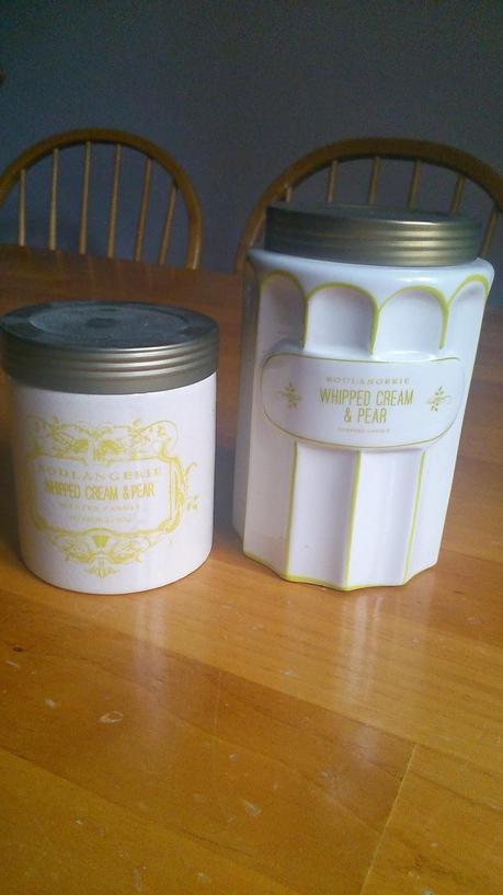 Anthropologie Whipped Cream and Pears Candle