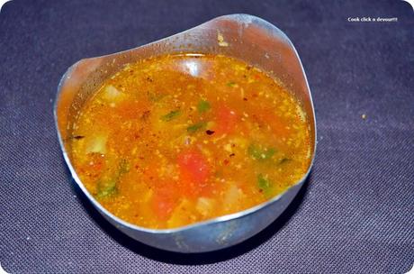 Tiffin sambar (Dosai sambar)