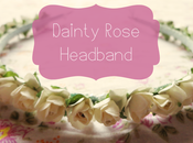 Dainty Rose Headband
