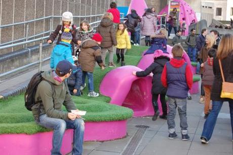 Queen Elizabeth Hall, Royal Festival Hall and the Hayward Gallery Play Area - Parent Watching