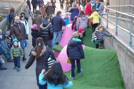 Queen Elizabeth Hall, Royal Festival Hall and the Hayward Gallery Play Area - Up and Down