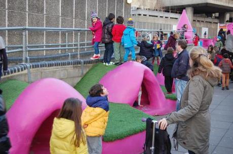 Queen Elizabeth Hall, Royal Festival Hall and the Hayward Gallery Play Area - Climbing and Hiding