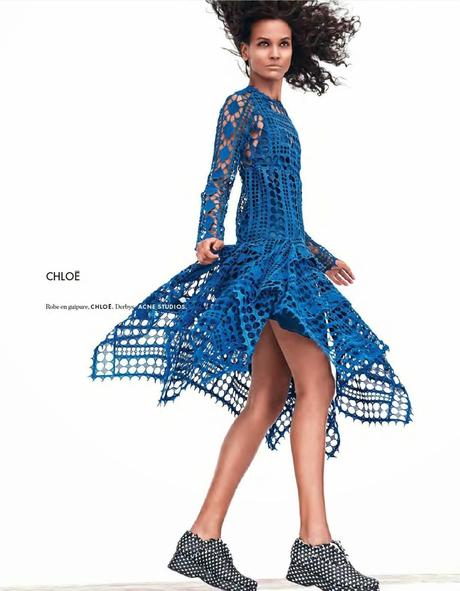 Liya Kebede By Andreas Sjodin For Elle France February 2014