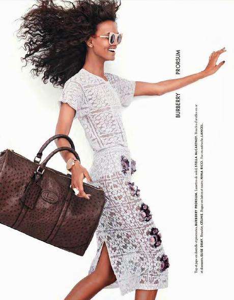 Liya Kebede By Andreas Sjodin For Elle France February 2014