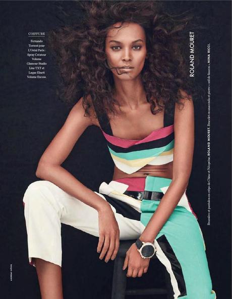 Liya Kebede By Andreas Sjodin For Elle France February 2014