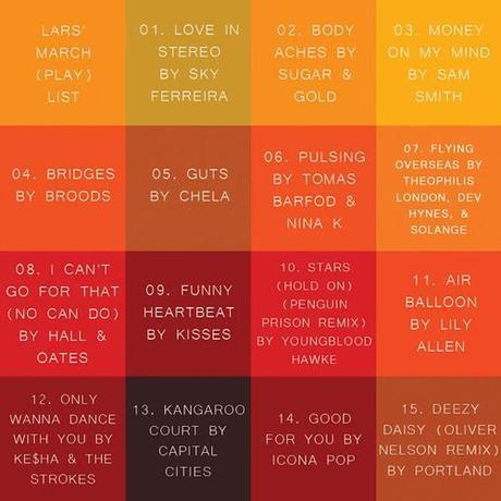 Lars' (play)List: March