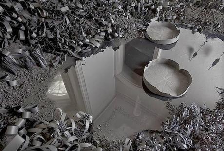 paper arts | paper art installation